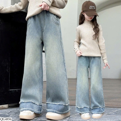QG4856 QUẦN JEAN ỐNG SUÔNG CHO BG