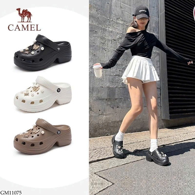 GM11075 DÉP SỤC CROCS ĐẾ CAO CHO NỮ