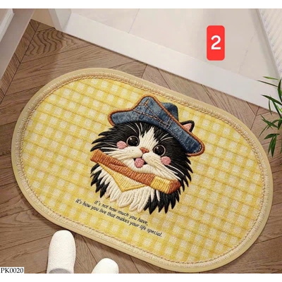 PK0020 THẢM PHÒNG TẮM HÌNH DỄ THƯƠNG