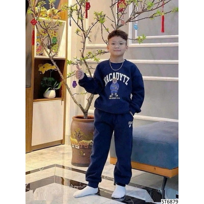 ST6879 SET BỘ NỈ CHO BÉ TRAI KACADY