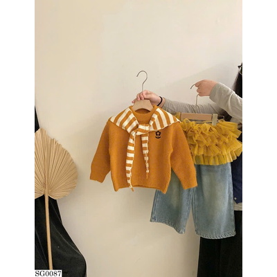 SG0087 SET ÁO KHĂN QUÀNG PHỐI QUẦN JEANS