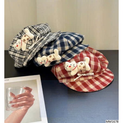 MM1678 MŨ NỒI CARO MÈO DỄ THƯƠNG