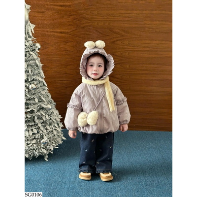 SG0106 SET ÁO KHOÁC MIX QUẦN NƠ BG