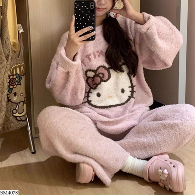 SM4078 BỘ NGỦ LÔNG KITTY 