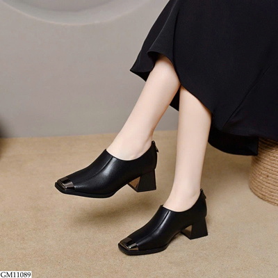 GM11089 GIÀY CAO GÓT MŨI VUÔNG CHO NỮ