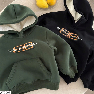 AT0005 ÁO NỈ HOODIE LÓT LÔNG