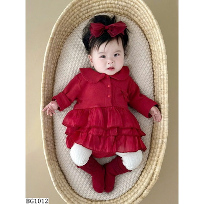 BG1012 VÁY BODY PHỐI BÈO