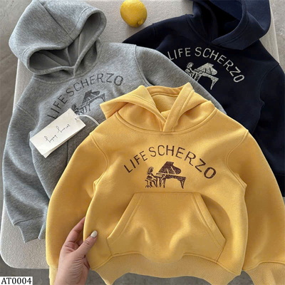 AT0004 ÁO NỈ HOODIE CHO BÉ