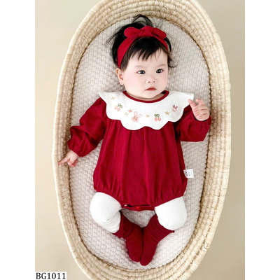 BG1011 BODY ĐỎ DÀI TAY CỔ BÈO