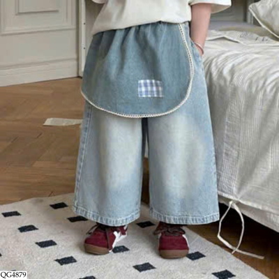 QG4879 QUẦN JEAN PHONG CÁCH CHO BÉ GÁI