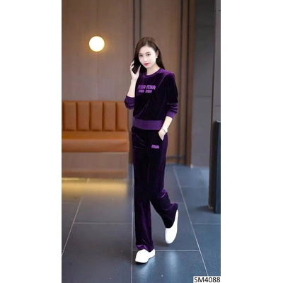 SM4088 SET ĐỒ NHUNG DÀI TAY MIA MIA