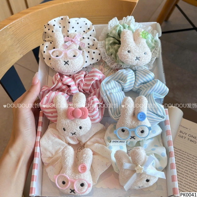 PK0041 SET 6 DÂY BUỘC TÓC THỎ CUTE
