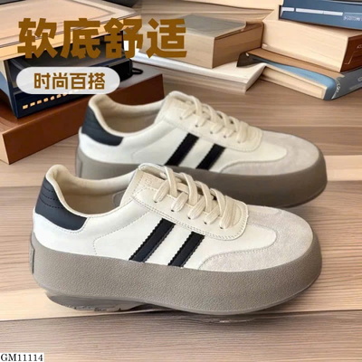 GM11114 GIÀY THỂ THAO KẺ SỌC ĐẾ CAO NỮ