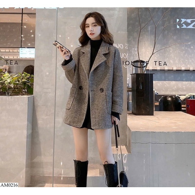 AM0216 ÁO KHOÁC DẠ PHONG CÁCH HQ CHO NỮ