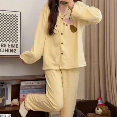 SM4105 BỘ NGỦ PIJAMA THU ĐÔNG CHO NỮ