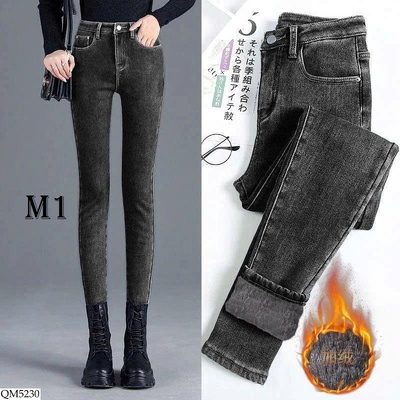 QM5230 QUẦN JEAN NỮ LÓT LÔNG 