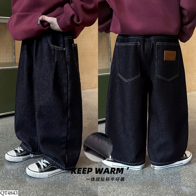 QT4843 QUẦN JEAN LÓT NỈ AOAOKIDS
