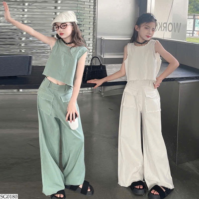 SG0180 SET ÁO SÁT NÁCH QUẦN SUÔNG BG