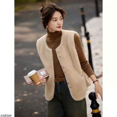 AM0260 ÁO GILE LÔNG THỎ CHO NỮ