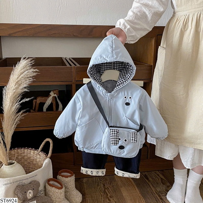 ST6924 SET ÁO KHOÁC KÈM TÚI MIX QUẦN SUÔNG