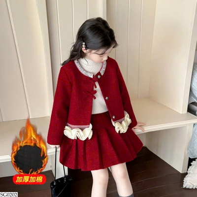 SG0202 SET VÁY DẠ XẾP LY BG