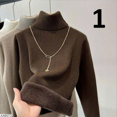 AM0272 ÁO LEN CỔ LỌ LÓT 