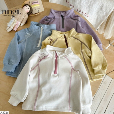 A3726 ÁO NỈ CỔ KHÓA HÃNG NINGLI
