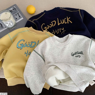 A3722 -GIÁ MỚI 18/11- ÁO NỈ CHO GOODLUCK HAPPY CHO BÉ