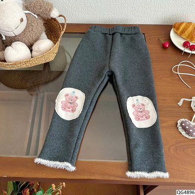 QG4896 QUẦN LEGGING HÌNH GẤU CHO BÉ