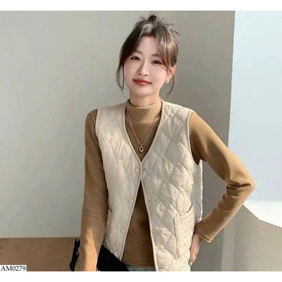 AM0279 ÁO GILE PHAO TRÁM UNI NỮ