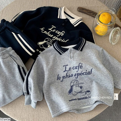 ST6938 SET POLO NỈ CÚN BT