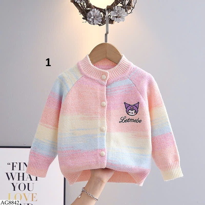 AG8842 ÁO LEN CARDIGAN KUROMI BG