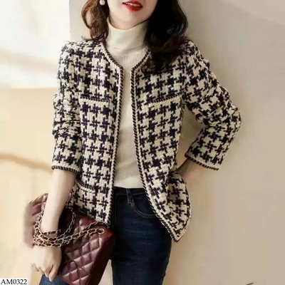 AM0322 ÁO DẠ PHONG CÁCH KOREA