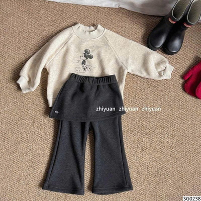 SG0238 SET ÁO MICKEY MIX QUẦN ỐNG LOE CHO BG