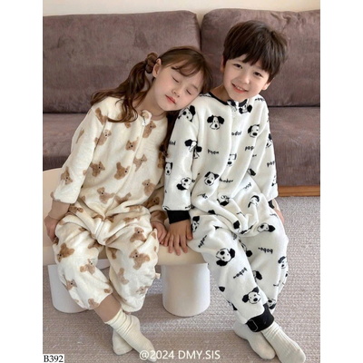 B392 BODY NGỦ HỌA TIẾT CHO BÉ