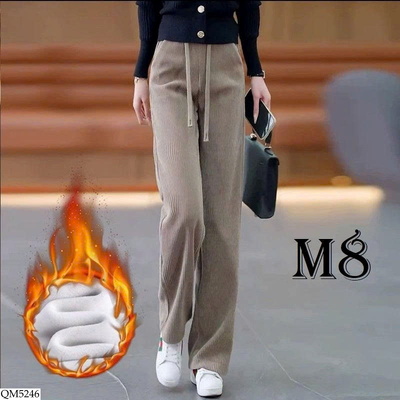 QM5246 QUẦN NHUNG ỐNG ĐỨNG CHO NỮ