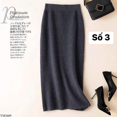 VM3409 CHÂN VÁY LEN DÁNG DÀI CHO NỮ