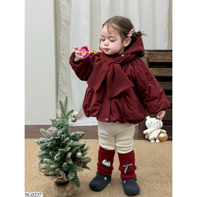 SG0237 SET ÁO KHOÁC PHAO MIX QUẦN LEGGING BG