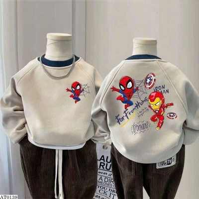 AT0139 ÁO NỈ SPIDER MAN BT