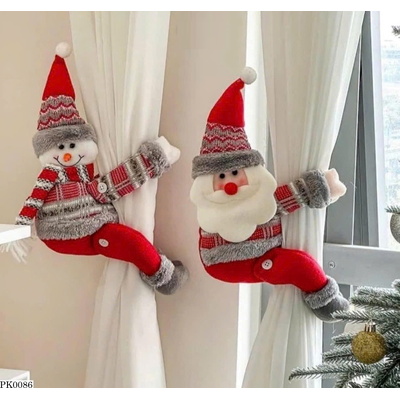 PK0086 COMBO 2 GẤU BÔNG SANTA VÀ NGƯỜI TUYẾT GIÁNG SINH