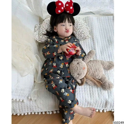 SG0249 PIJAMA MICKEY CHO MẸ VÀ BÉ
