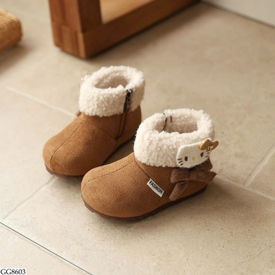 GG8603 BOOT DA LỘN MÈO KITTY BG