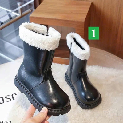GG8609 BOOT DA CỔ LÔNG BG
