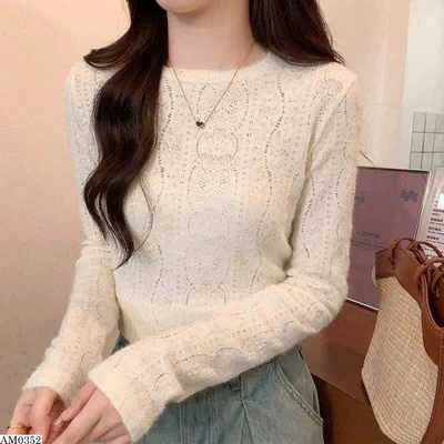 AM0352 ÁO REN DÀI TAY NỮ