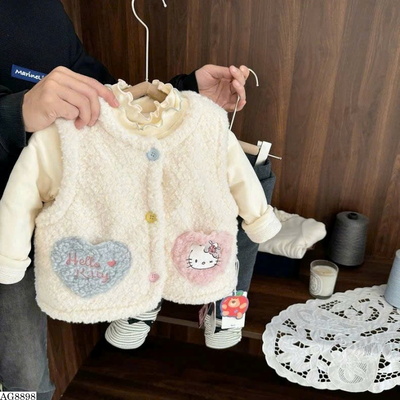 AG8898 ÁO GILE LÔNG HELLO KITTY