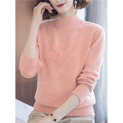AM0353 ÁO LEN CỔ CAO TRUNG NIÊN CHO MẸ