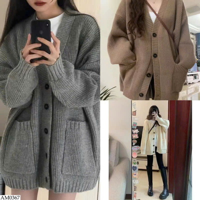 AM0367 ÁO KHOÁC LEN DÁNG RỘNG