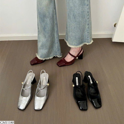 GM11180 GIÀY CAO GÓT MŨI VUÔNG CHO NỮ