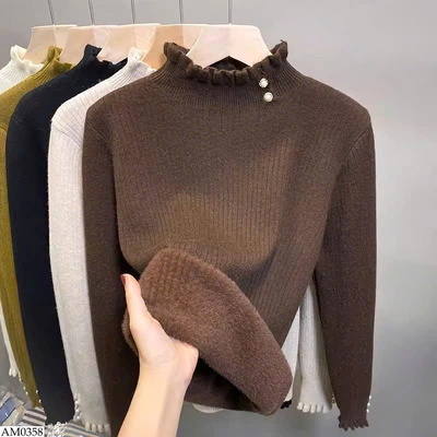 AM0358 ÁO LEN LÓT LÔNG CHO NỮ