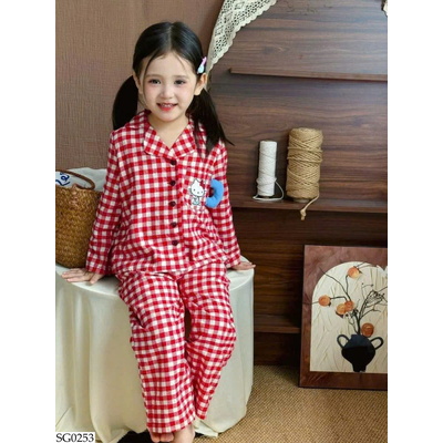 SG0253 BỘ PIJAMA KITTY CHO BÉ
